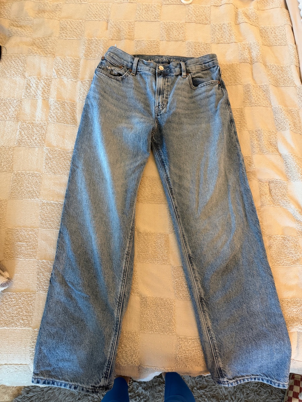 American Eagle Outfitters Straight Light Blue Women's Jeans